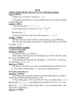 Tài liệu Đề thi thử tốt nghiệp trung học phổ thông - Đề 68 pptx