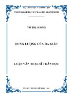 dung lượng của đa giác