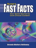 Tài liệu Nurse’s Fast Facts: Your Quick Source for Core Clinical Content pdf