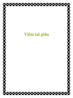 Tài liệu Viêm tai giữa potx