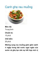 Tài liệu Canh ghẹ rau muống pptx