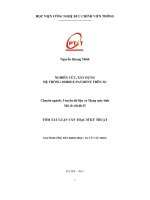 Nghiên cứu, xây dựng hệ thống mobile payment trên 3g