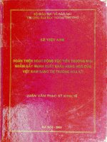 hoàn thiện hoạt động xúc tiến thương mại nhằm đẩy mạnh xuất khẩu hàng hóa cả việt nam sang thị trường hoa kỳ