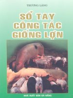 Tài liệu Sổ tay công tác giống lợn doc