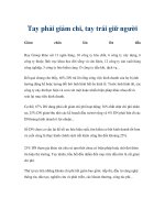 Tài liệu Tay phải giảm chi, tay trái giữ người doc