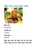 Tài liệu Bầu dục xào thập cẩm docx