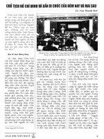 Tài liệu Báo cáo khoa học : Chủ tịch Hồ Chí Minh và bản di chúc hôm nay và mai sau ppt