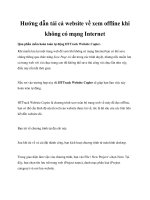 Tài liệu Hướng dẫn tải cả website về xem offline khi không có mạng Internet pot