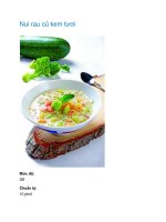 Tài liệu Nui rau củ kem tươi docx