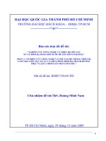 nghiên cứu công nghệ và thiết bị liên tục xử lý rơm rạ bằng hơi nước để lên men ethanol