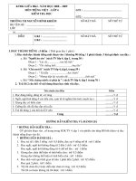 Tài liệu Đề thi giữa kỳ II môn Tiếng Việt lớp 4 năm 2008-2009 docx