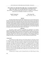 đo lường giá trị thương hiệu dựa vào khách hàng điều tra thực tế tại thị trường ô tô việt nam