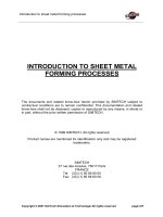 Introduce to sheet metal forming process