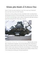Tài liệu Khám phá thành cổ Echizen Ono pot