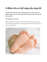 Tài liệu 8 điểm trên cơ thể càng xấu càng tốt pot