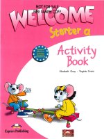 welcome stater activity  book