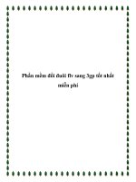 Tài liệu Phần mềm đổi đuôi flv sang 3gp tốt nhất miễn phí pptx