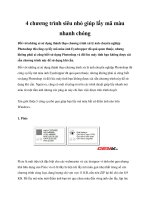 Tài liệu 4 chương trình siêu nhỏ giúp lấy mã màu nhanh chóng ppt