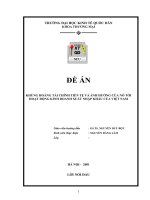 khủng hoảng tài chính tiền tệ và ảnh hưởng của nó tới hoạt động kinh doanh xuất nhập khẩu của việt nam