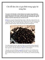 Tài liệu Chè đỗ đen cho cả gia đình trong ngày hè nóng bức doc