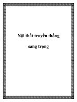 Tài liệu Nội thất truyền thống sang trọng potx