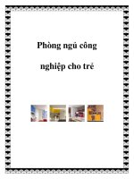 Tài liệu Phòng ngủ công nghiệp cho trẻ pdf
