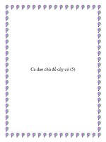 Tài liệu Những bài ca dao chủ đề cây cỏ pot