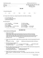 Tài liệu Đề kiểm tra môn kinh tế vĩ mô - Trường Đại Học Ngân Hàng docx