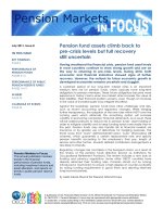 Tài liệu Pension fund assets climb back to pre-crisis levels but full recovery still uncertain ppt