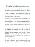 Tài liệu Trình duyệt Multiengine Lunascape pptx