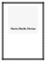 Tài liệu Maria Sibylla Merian pdf