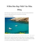 Tài liệu 8 Hòn Đảo Đẹp Nhất Vào Mùa Đông pdf