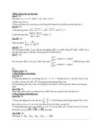 Tài liệu Đề Thi Thử Đại Học Khối A, A1, B, D Toán 2013 - Phần 34 - Đề 6 doc