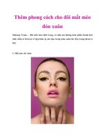 Tài liệu Thêm phong cách cho đôi mắt mèo đón xuân doc