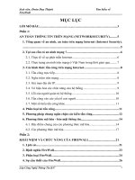 mô hình và ứng dụng của firewall.