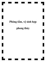 Tài liệu Phòng tắm, vệ sinh hợp phong thủy pptx