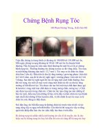 Tài liệu Chứng Bệnh Rụng Tóc pot