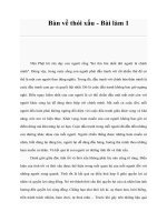 Tài liệu Bàn về thói xấu - Bài làm 1 docx