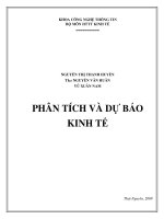 Tài liệu PHÂN TÍCH VÀ DỰ BÁO KINH TẾ pot