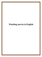 Tài liệu Watching movies in English doc