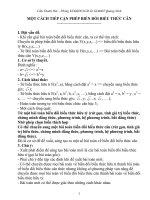 Tài liệu MỘT CÁCH TIẾP CẬN PHÉP BIẾN ĐỔI BIỂU THỨC CĂN pptx