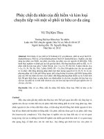 Phức chất đa nhân của đất hiếm và kim loại chuyển tiếp với một số phối tử hữu cơ đa càng