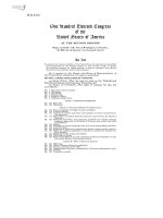 Tài liệu One Hundred Eleventh Congress of the United States of America - AT THE SECOND SESSION pptx