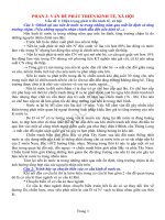 Tài liệu PHẦN 2: VẤN ĐỀ PHÁT TRIỂN KINH TẾ, XÃ HỘI docx