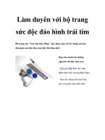 Tài liệu Làm duyên với bộ trang sức độc đáo hình trái tim doc