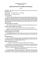 việc vận dụng khái quát hoá, đặc biệt hoá, tương tự để giải một số bài toán sơ cấp