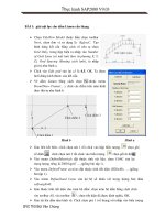 Tài liệu bài tập ứng dụng SAP - giảm nội lực cho dầm Limon cầu thang docx