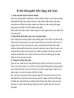 Tài liệu 9 lời khuyên khi dạy bé trai pdf