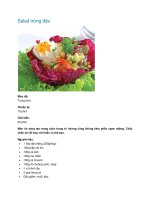 Tài liệu Salad trứng đậu pdf