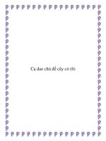 Tài liệu Chọn lọc một số bài ca dao chủ đề cây cỏ pptx